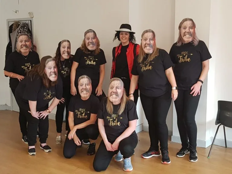 Thriller hen party dance class Colchester